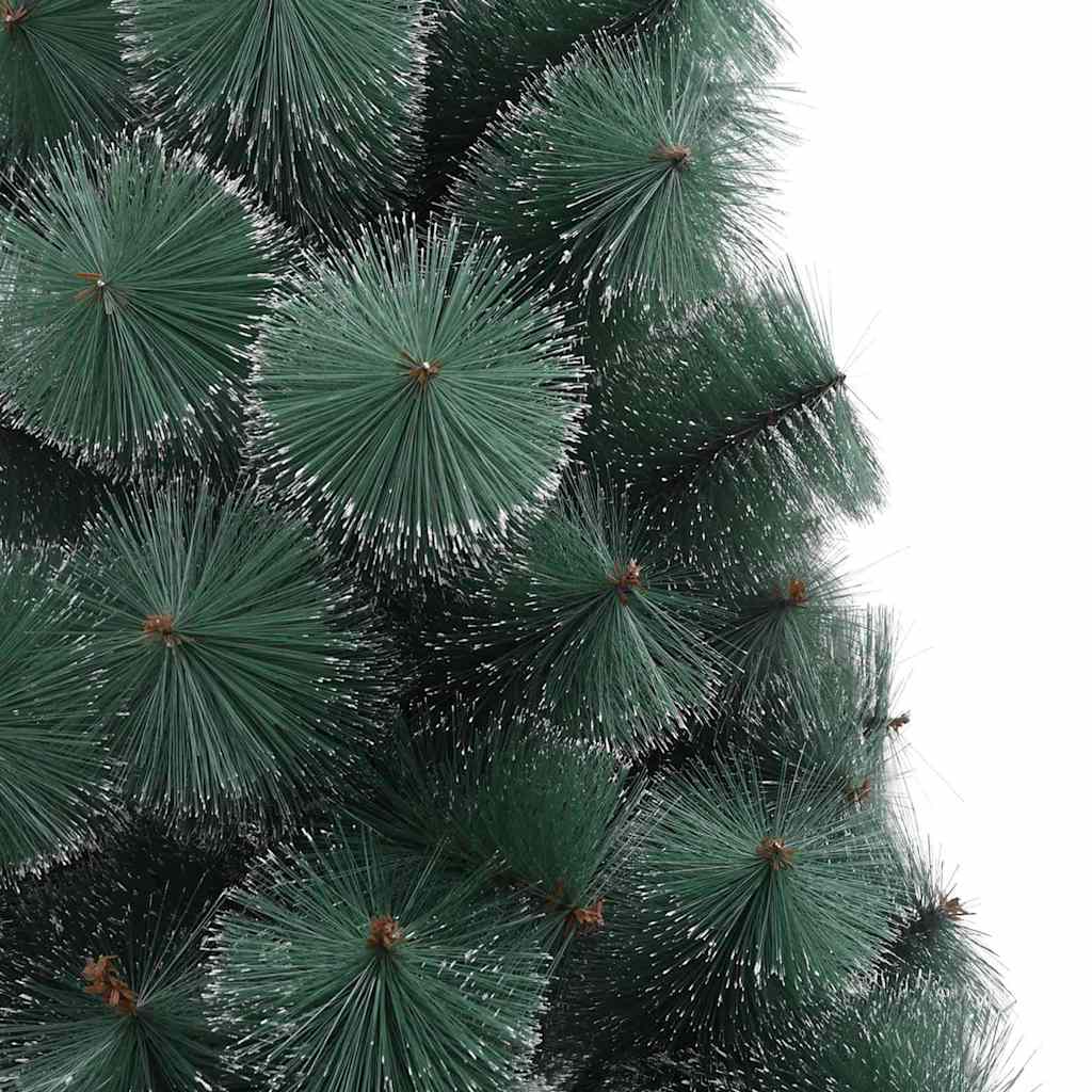 Kunstig forlystelsesjuletræ med boldsæt Grøn 210 cm PET