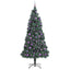 Kunstigt for-belyst juletree med kuglesæt Grøn 240 cm PET