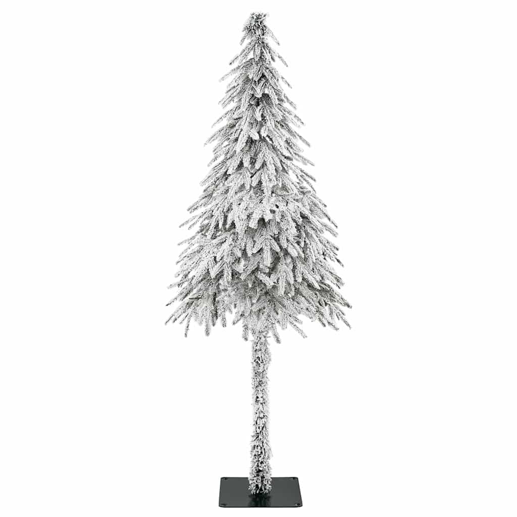 Juletræ med 300 LED'er med stativ Hvid 180 cm PE og Stål