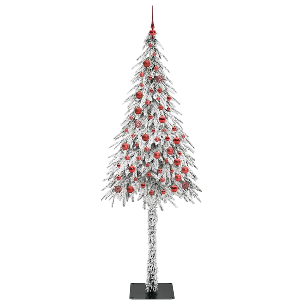 Juletræ med 300 LED'er med stativ Hvid 210 cm PE og Stål