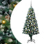 Kunstigt juletræ med stativ Grøn 180 cm PVC og Stål og Plastik