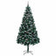 Kunstigt juletræ med stativ Grøn 240 cm PVC og Stål og Plastik
