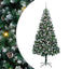 Kunstigt juletræ med stativ Grøn 240 cm PVC og Stål og Plastik