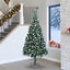 Kunstigt juletræ med stativ Grøn 240 cm PVC og Stål og Plastik