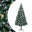 Kunstigt juletræ med stativ Grøn 240 cm PVC og Stål og Plastik