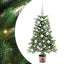 Juletræ med 150 LED'er med stativ Grøn 90 cm PE