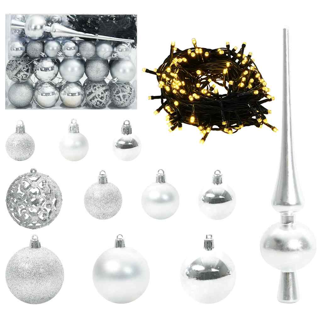 Juletræ med 150 LED'er med stativ Grøn 90 cm PE
