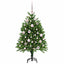 Juletræ med 150 LED'er med stativ Grøn 120 cm PE