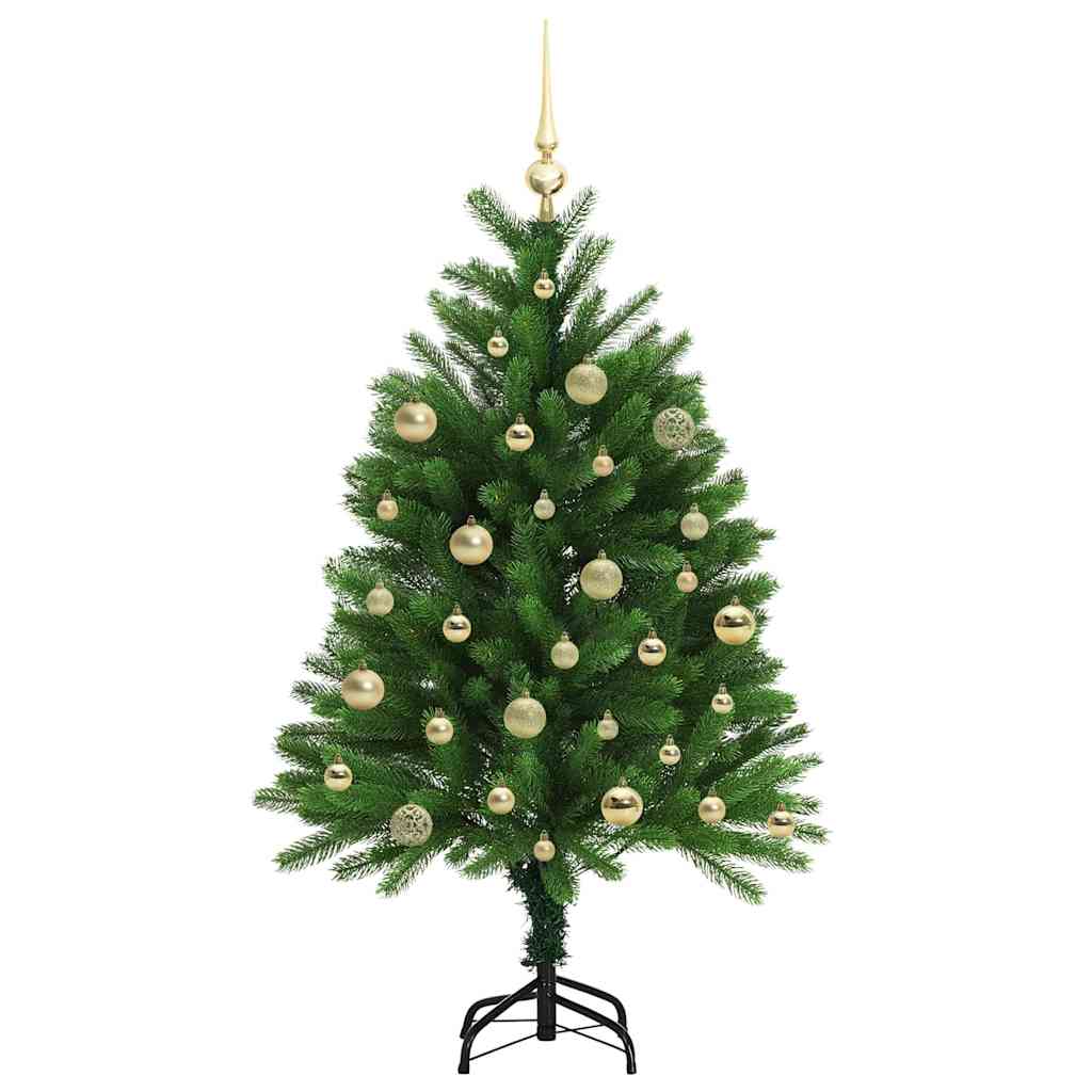Juletræ med 150 LED'er med stativ Grøn 120 cm PE