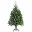 Juletræ med 150 LED'er med stativ Grøn 120 cm PE