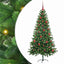 Juletræ med 150 LED'er med stativ Grøn 150 cm PE
