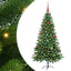 Juletræ med 150 LED'er med stativ Grøn 150 cm PE