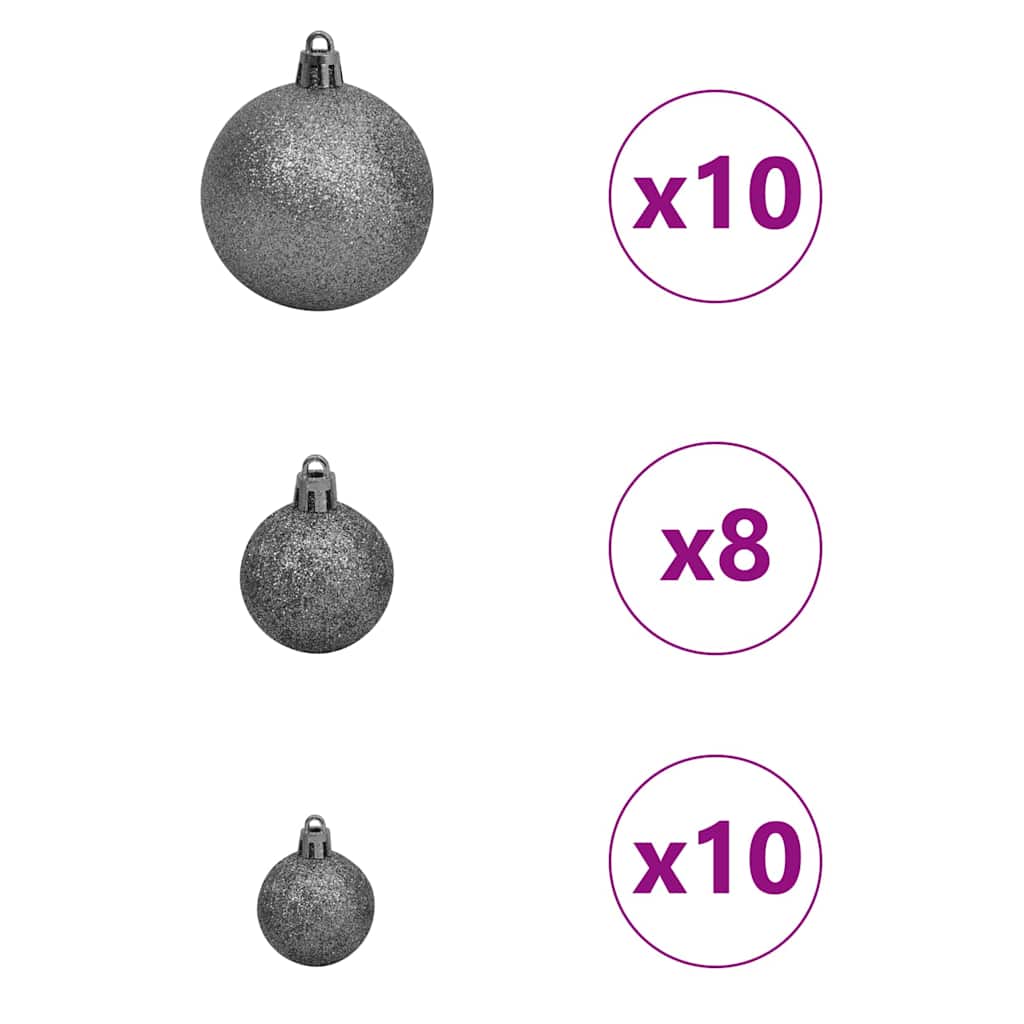 Juletræ med 300 LED'er med stativ Grøn 180 cm PE