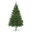 Juletræ med 300 LED'er med stativ Grøn 180 cm PE