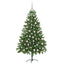 Juletræ med 300 LED'er med stativ Grøn 180 cm PE