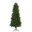 Juletræ med 300 LED'er med stativ Grøn 240 cm PE