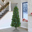 Juletræ med 300 LED'er med stativ Grøn 240 cm PE