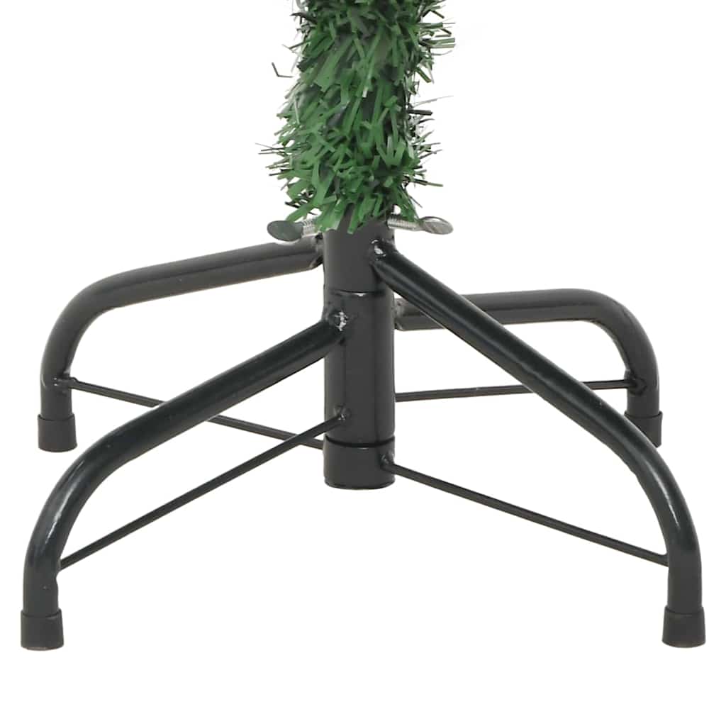 Juletræ med 150 LED'er med stativ Grøn 150 cm PVC