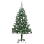Juletræ med 300 LED'er med stativ Grøn 180 cm PVC