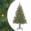 Juletræ med 300 LED'er med stativ Grøn 180 cm PVC