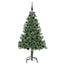 Juletræ med 300 LED'er med stativ Grøn 180 cm PVC
