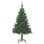Juletræ med 300 LED'er med stativ Grøn 180 cm PVC