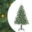 Juletræ med 300 LED'er med stativ Grøn 180 cm PVC