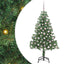 Juletræ med 300 LED'er med stativ Grøn 210 cm PVC