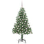 Juletræ med 300 LED'er med stativ Grøn 210 cm PVC