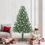 Juletræ med 300 LED'er med stativ Grøn 210 cm PVC