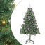Juletræ med 300 LED'er med stativ Grøn 210 cm PVC