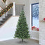Juletræ med 300 LED'er med stativ Grøn 240 cm PVC