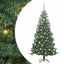 Juletræ med 300 LED'er med stativ Grøn 240 cm PVC