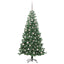 Juletræ med 300 LED'er med stativ Grøn 240 cm PVC