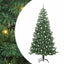 Juletræ med 300 LED'er med stativ Grøn 240 cm PVC