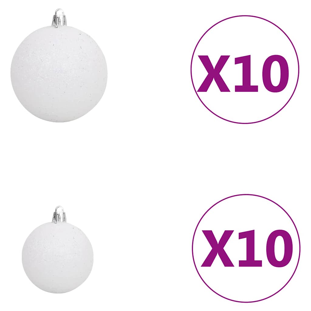 Juletræ med 300 LED'er med stativ Lyserød 180 cm PVC