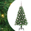 Kunstigt juletræ med stativ Grøn 120 cm PVC og Stål og Plastik