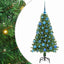 Kunstigt juletræ med stativ Grøn 120 cm PVC og Stål og Plastik