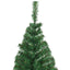 Kunstigt juletræ med stativ Grøn 210 cm PVC og Stål og Plastik