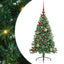Kunstig Forbelyst Juletræ med 150 LED'er Grøn 120 cm PVC