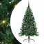 Kunstig Forbelyst Juletræ med 150 LED'er Grøn 150 cm PVC