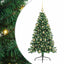 Kunstig Forbelyst Juletræ med 150 LED'er Grøn 150 cm PVC