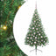 Kunstig Forbelyst Juletræ med 300 LED'er Grøn 180 cm PVC