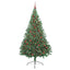 Kunstig Forbelyst Juletræ med 300 LED'er Grøn 210 cm PVC