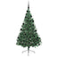 Kunstig Forbelyst Juletræ med 300 LED'er Grøn 210 cm PVC