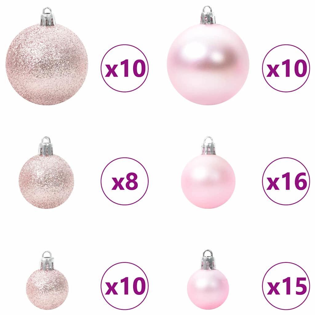 Kunstig Forbelyst Juletræ med 300 LED'er Grøn 210 cm PVC