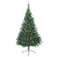 Kunstig Forbelyst Juletræ med 300 LED'er Grøn 240 cm PVC