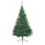 Kunstig Forbelyst Juletræ med 300 LED'er Grøn 240 cm PVC