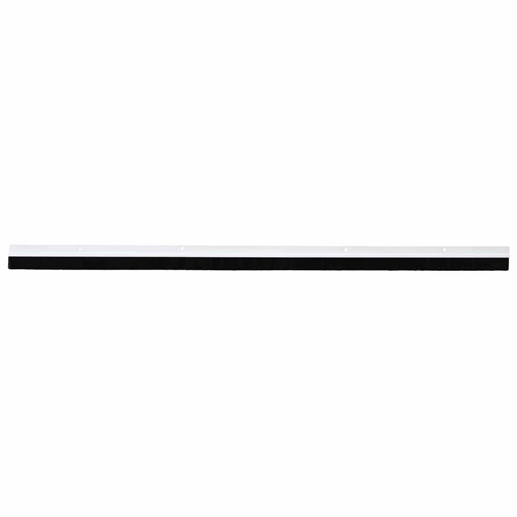 Skruemonterede dørbørste tætninger 12 pcs Hvid 100 cm