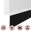 Skruemonterede dørbørste tætninger 12 pcs Hvid 100 cm